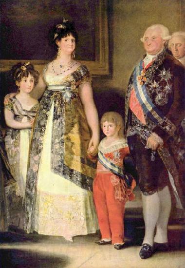 Francisco de Goya Portrat der Familie Karls IV Norge oil painting art